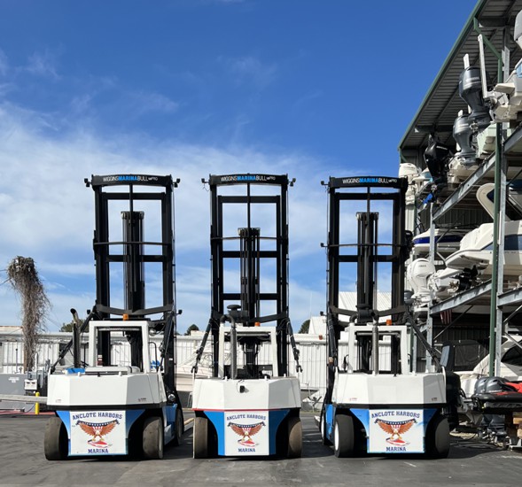 Anclote Harbors Boat Forklift